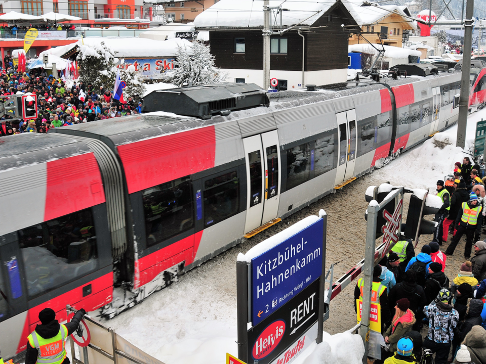 Die ÖBB sorgen für die Mobilität der Fans am Hahnenkammwochenende