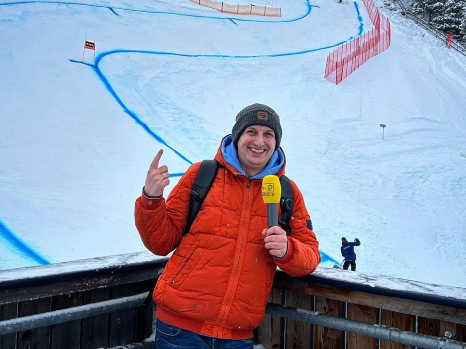 Unser Moderator Kaufi in Kitzbühel