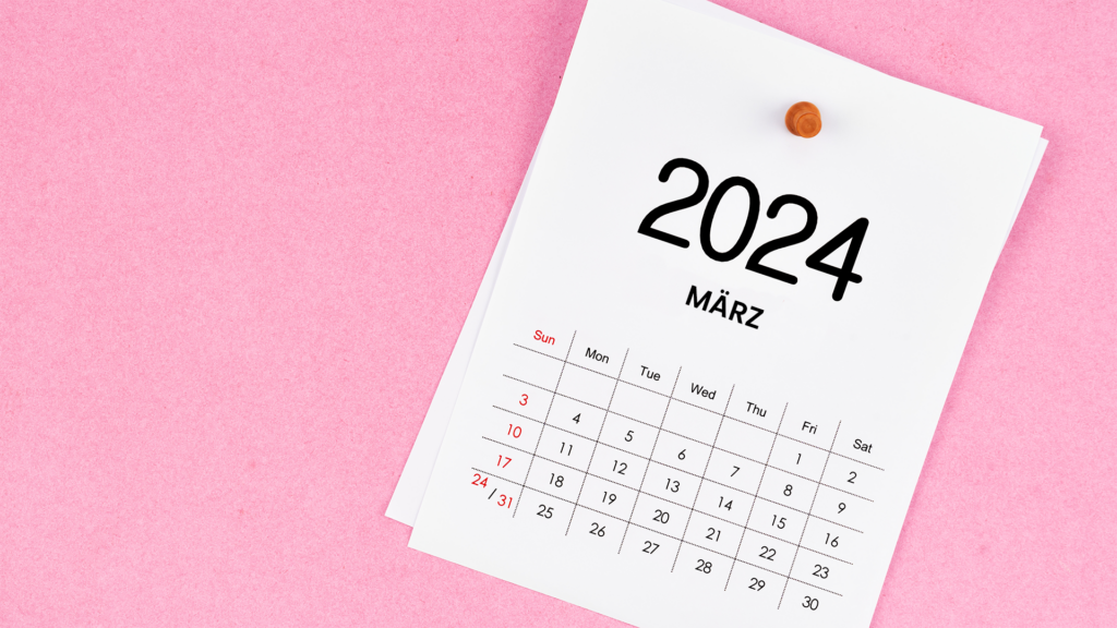 märz kalender_shutterstock_2401173669