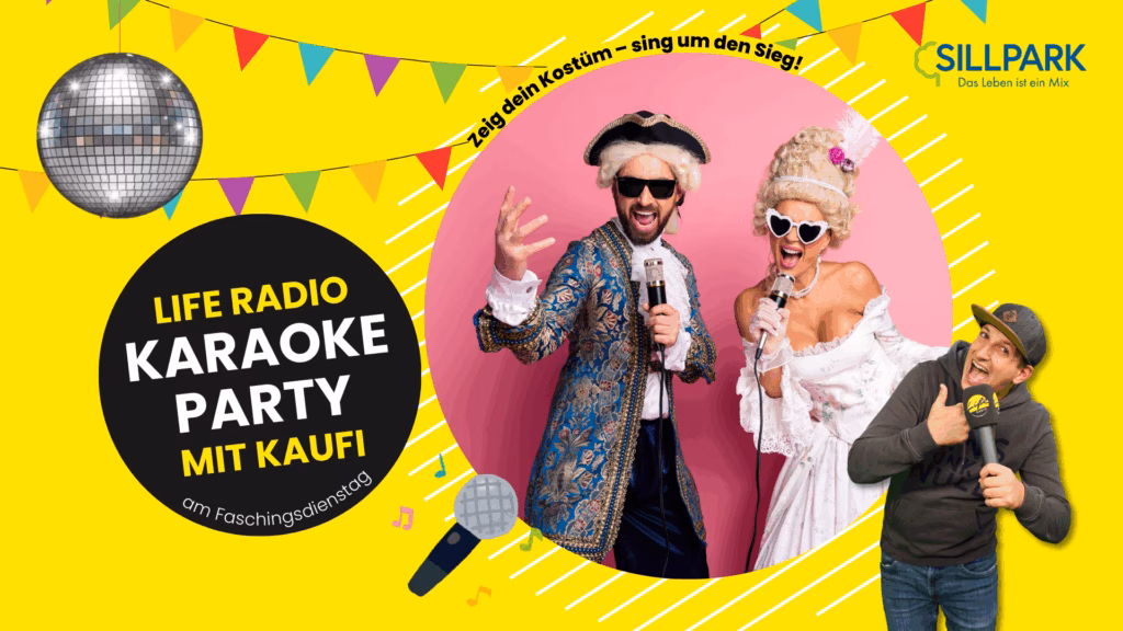 1920x1080px - Karaoke Party Sillpark am Faschingsdienstag 2026
