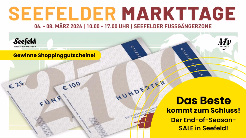 Das Beste zum Schluss: Der End-of-Season-SALE in Seefeld!