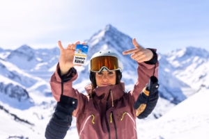 Jahreskarte Kühtai vor alpiner Bergkulisse